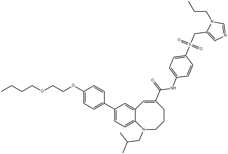Cenicriviroc Sulfone, 497223-22-0, 結(jié)構(gòu)式