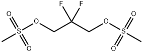 1,3-Propanediol, 2,2-difluoro-, 1,3-dimethanesulfonate Struktur