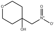 2H-Pyran-4-ol, tetrahydro-4-(nitromethyl)- Struktur
