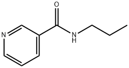 3-Pyridinecarboxamide, N-propyl- Structure