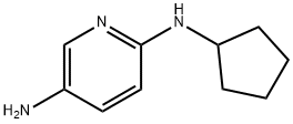 2,5-Pyridinediamine, N2-cyclopentyl- Struktur