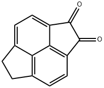 Cyclopent[fg]acenaphthylene-1,2-dione, 5,6-dihydro- Struktur