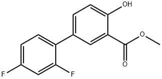 Diflunisal Methyl Ester Struktur