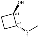 rel-(1R,2R)-2-(Methylamino)cyclobutanol Struktur