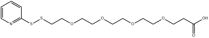(2-pyridyldithio)-PEG4 acid, 581065-93-2, 結(jié)構(gòu)式