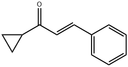 2-Propen-1-one, 1-cyclopropyl-3-phenyl-, (2E)- Struktur