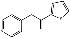 2-(pyridin-4-yl)-1-(thiophen-2-yl)ethan-1-one Struktur