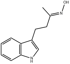 (NE)-N-[4-(1H-indol-3-yl)butan-2-ylidene]hydroxylamine Struktur