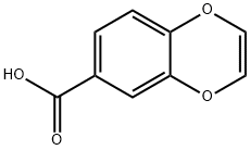 1,4-Benzodioxin-6-carboxylic acid Struktur