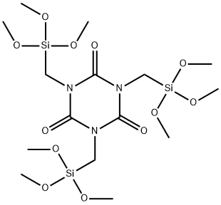 Tris[3-(trimethoxysilyl)methyl] isocyanurate Struktur