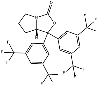 (S)-1,1-bis(3,5-bis(trifluoromethyl)phenyl)tetrahydropyrrolo[1,2-c]oxazol-3(1H)-one