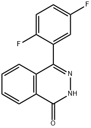 1(2H)-Phthalazinone, 4-(2,5-difluorophenyl)- Struktur