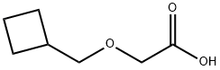 Acetic acid, 2-(cyclobutylmethoxy)- Struktur