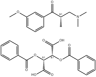 (S)-3-(二甲基氨基)-1-(3-甲氧基苯基)-2-甲基-1-丙酮 酒石酸鹽