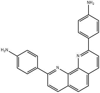 4,4'-(1,10-phenanthroline-2,9-diyl)dianiline Struktur