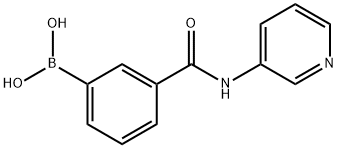 Boronic acid, B-[3-[(3-pyridinylamino)carbonyl]phenyl]- Struktur