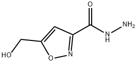 5-(hydroxymethyl)isoxazole-3-carbohydrazide Struktur