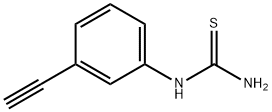 (3-ethynylphenyl)thiourea Struktur