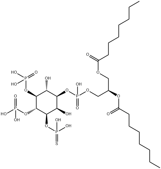 PtdIns(3,4,5)P_3 3-Methylenephosphonate, diC8 Struktur