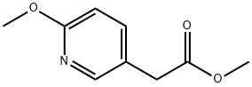 methyl 2-(6-methoxypyridin-3-yl)acetate Struktur