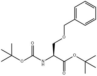 Alanine, 3-(benzyloxy)-N-carboxy-, di-tert-butyl ester (7CI) Struktur