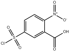 Benzoic acid, 5-(chlorosulfonyl)-2-nitro- Struktur