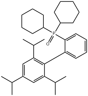 Phosphine oxide, dicyclohexyl[2',4',6'-tris(1-methylethyl)[1,1'-biphenyl]-2-yl]- Struktur