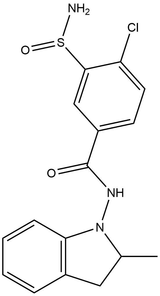 3-(Aminosulfinyl)-4-chloro-N-(2,3-dihydro-2-methyl-1H-indol-1-yl)benzamide|吲達(dá)帕胺雜質(zhì)41