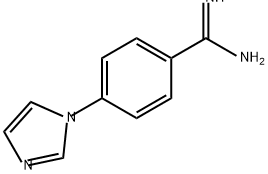 Benzenecarboximidamide, 4-(1H-imidazol-1-yl)- Struktur
