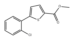 2-Thiophenecarboxylic acid, 5-(2-chlorophenyl)-, methyl ester