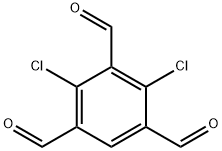 1,3,5-Benzenetricarboxaldehyde, 2,4-dichloro- Struktur