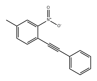 Benzene, 4-methyl-2-nitro-1-(2-phenylethynyl)-