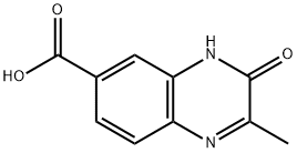 6-Quinoxalinecarboxylic acid, 3,4-dihydro-2-methyl-3-oxo- Struktur