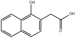 1-Naphthol-2-acetic acid Struktur