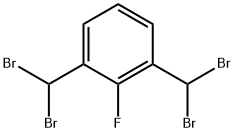 Benzene, 1,3-bis(dibromomethyl)-2-fluoro- Struktur