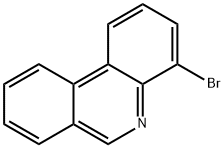 Phenanthridine, 4-bromo- Struktur