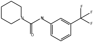 1-Piperidinecarboxamide, N-[3-(trifluoromethyl)phenyl]- Struktur