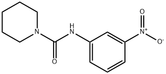1-Piperidinecarboxamide, N-(3-nitrophenyl)- Structure
