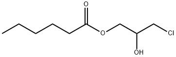 Hexanoic acid 2-hydroxy-3-chloropropyl ester Struktur