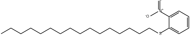 Benzene, 1-(hexadecylthio)-2-nitro- Struktur