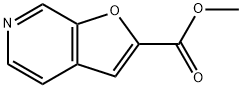 Furo[2,3-c]pyridine-2-carboxylic acid, methyl ester Struktur