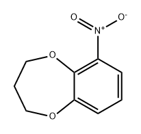 2H-1,5-Benzodioxepin, 3,4-dihydro-6-nitro- Struktur