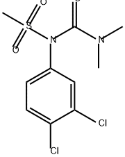 Methanesulfonamide, N-(3,4-dichlorophenyl)-N-[(dimethylamino)carbonyl]- Struktur