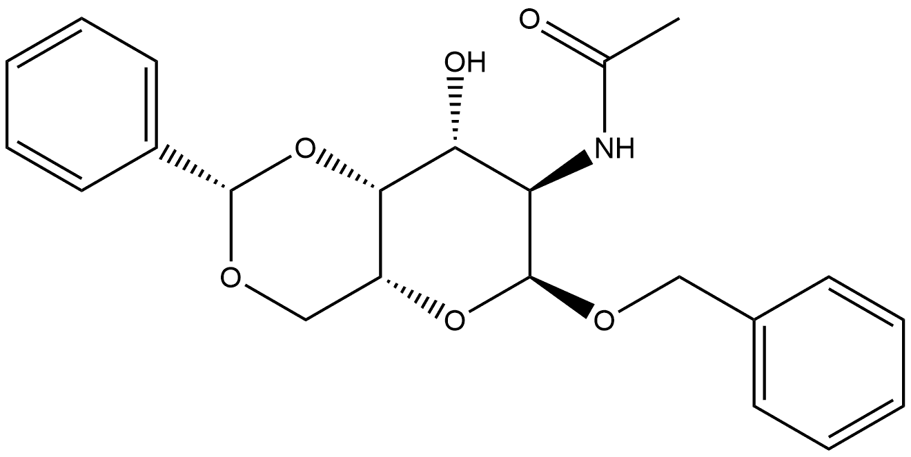 α-D-Galactopyranoside, phenylmethyl 2-(acetylamino)-2-deoxy-4,6-O-[(S)-phenylmethylene]-