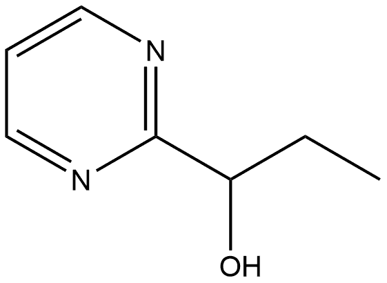 2-Pyrimidinemethanol, α-ethyl- Struktur