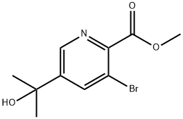 3-溴-5-(2-羥基丙-2-基)吡啶甲酸甲酯, 1185307-55-4, 結(jié)構(gòu)式