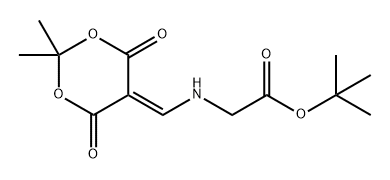 Glycine, N-[(2,2-dimethyl-4,6-dioxo-1,3-dioxan-5-ylidene)methyl]-, 1,1-dimethylethyl ester