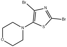 Morpholine, 4-(2,4-dibromo-5-thiazolyl)- Struktur