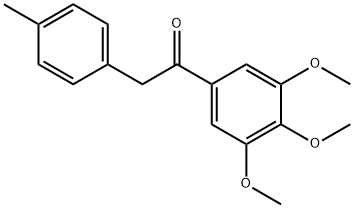 Ethanone, 2-(4-methylphenyl)-1-(3,4,5-trimethoxyphenyl)- Struktur