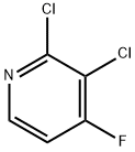 Pyridine, 2,3-dichloro-4-fluoro- Struktur